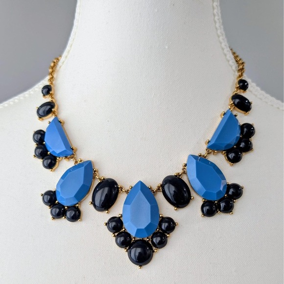 kate spade new york Jewelry - Kate Spade New York 12K Gold Plated "Day Tripper" Bib Statement Necklace 16"-19"